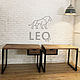 Компьютерный стол из ясеня LF-192. Столы. Leo-loft. Ярмарка Мастеров.  Фото №4