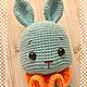 Зайка. Амигуруми куклы и игрушки. Handmade Zone Annette. Ярмарка Мастеров.  Фото №6