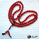 Mala Buddhist rosary made of natural carnelian, 108 beads (8 mm). Rosary. ArtLesinao. My Livemaster. Фото №4