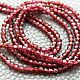 Гранат натуральный,  бусины кубик , 2-2,5 мм. Бусины. magic beads. Ярмарка Мастеров.  Фото №4