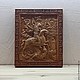 Икона Георгия Победоносца.Ручная работа, Иконы, Челябинск,  Фото №1