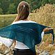 Мини-шаль вязаная Асимметрия, Шали, Хельсинки,  Фото №1