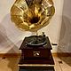Граммофон His master's voice с пластинками. Другие инструменты. Антон. Ярмарка Мастеров.  Фото №4