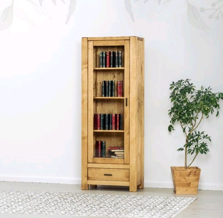 Книжный шкаф из массива сосны в интернет-магазине Ярмарка Мастеров по цене  88000 ₽ – UPT9ARU | Шкафы, Москва - доставка по России