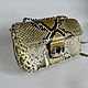 Python Leather Crossbody Bag. Crossbody bag. ulijana-zijangirova. Online shopping on My Livemaster.  Фото №2