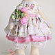 Order Textile interior mouse in a white and pink dress. CountryKids - doll with a soul. Livemaster. . Tilda Toys Фото №3