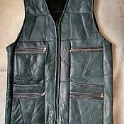 Мужская одежда handmade. Livemaster - original item Men`s sheepskin vest 46. Handmade.