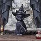  Статуэтка "Кот - Маг" большой 30 см. Статуэтки. Магия Свечей | Magic Candles. Ярмарка Мастеров.  Фото №6