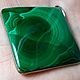 Malachite (pendants in nickel silver) Kolwezi district, Katanga, DR Congo. Cabochons. Stones of the World. My Livemaster. Фото №4