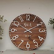 Часы деревянные 50cм