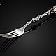 Fork Lynx. Forks. Silver tale. My Livemaster. Фото №4