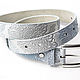 A bright belt with Delicate embossing, width 2.9 cm. Straps. Two Starlings. My Livemaster. Фото №4