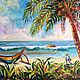Elena Shvedova oil Painting `On the island` ( oil on canvas) 40h50, 2017, unframed.
