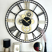 Для дома и интерьера handmade. Livemaster - original item Large wall clock 