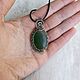 Заказать Кулон с нефритом wire wrap. Selena Di украшения wire wrap. Ярмарка Мастеров. . Кулон Фото №3