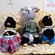 A set of theatrical tablet dolls. hedgehog, Hedgehog and Hare. Puppet show. teatr.tati. My Livemaster. Фото №6