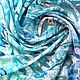 Batik scarf 'water Energy'. Shawls1. OlgaPastukhovaArt. My Livemaster. Фото №4