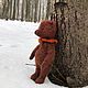 Заказать Медведь вязанный. PersimonKnit. Ярмарка Мастеров. . Мягкие игрушки Фото №3