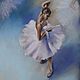 Diptych pastel Ballet (pointe shoes ballerina blue beige painting). Pictures. Pastelena. My Livemaster. Фото №4
