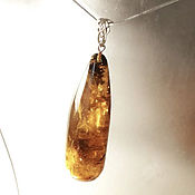 Украшения handmade. Livemaster - original item The enclosure!! Large pendant made of natural Baltic amber (329). Handmade.