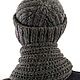 Knitted unisex tweed hat and scarf set. Caps. Vyazanye veschi ot Yulii i Tatyany (usknits). Ярмарка Мастеров.  Фото №4