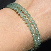 Украшения handmade. Livemaster - original item Green Kyanite Natural Bracelet with a cut. Handmade.