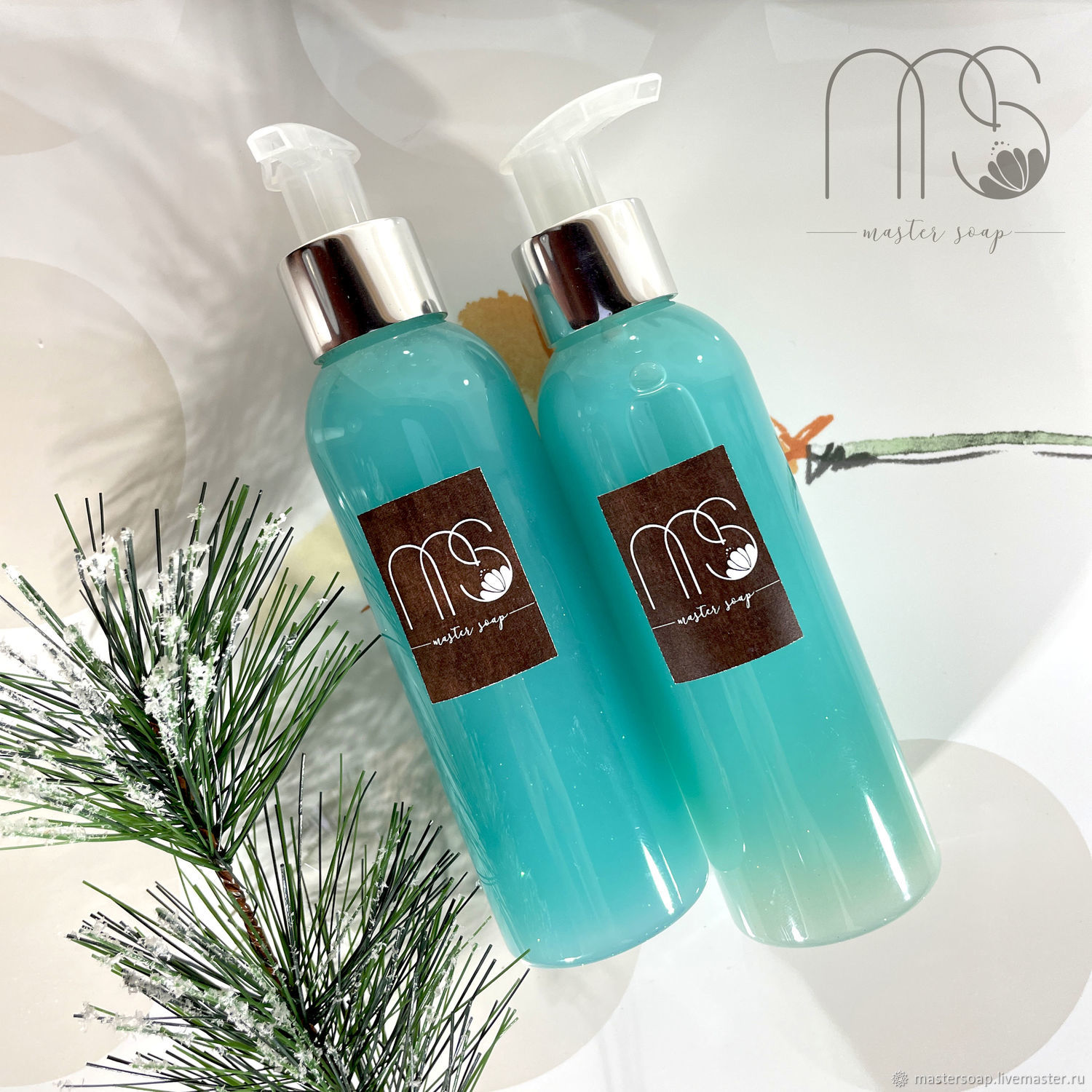 Natural shower gel 'Blue spruce', Gels, Moscow,  Фото №1