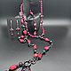 Set Coral Red and Black, Beads2, Moscow,  Фото №1
