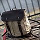 Рюкзак из натуральной кожи и канваса. Рюкзаки. VIKING LEATHER CRAFT. Интернет-магазин Ярмарка Мастеров.  Фото №2