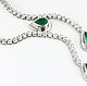 Order 9.24tcw 18K Pear Emerald Diamond Necklace, Emerald Lariat, Diamond Lar. JR Colombian Emeralds (JRemeralds). Livemaster. . Necklace Фото №3