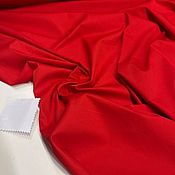 Материалы для творчества handmade. Livemaster - original item Fabric: Cotton with elastane red. Handmade.