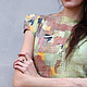 Войлочное платье Олива авторский войлок нуно фелтинг. Платья. Seamless Fashion. Интернет-магазин Ярмарка Мастеров.  Фото №2