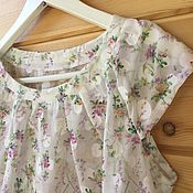 Одежда handmade. Livemaster - original item Summer blouse 