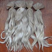 Волосы ангорской козы в руне -для валяния и куклам для волос 609