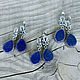 Earrings with lapis lazuli 'Royal'. Earrings. The inspiration of nature in stones. My Livemaster. Фото №6
