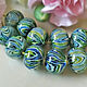 Набор бусин лэмпворк "Quizás...". Бусины. Natalia Korolyuk lampwork beads. Ярмарка Мастеров.  Фото №4