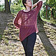 Order Blouse-cobweb: Lingonberry. Natalia Bagaeva knitting (nbagaeva). Livemaster. . Tunics Фото №3