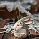 Order  Rabbit Christmas Tree toy. Porcelain story. Livemaster. . Christmas gifts Фото №3