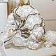 BOUQUETS: Brooch-bouquet of flowers from natural silk and boutonniere, Bouquets, Ulyanovsk,  Фото №1