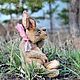 Hare Teddy Mario rabbit collectible author's Bunny Easter. Teddy Toys. NatalyTools (natalytools). My Livemaster. Фото №6