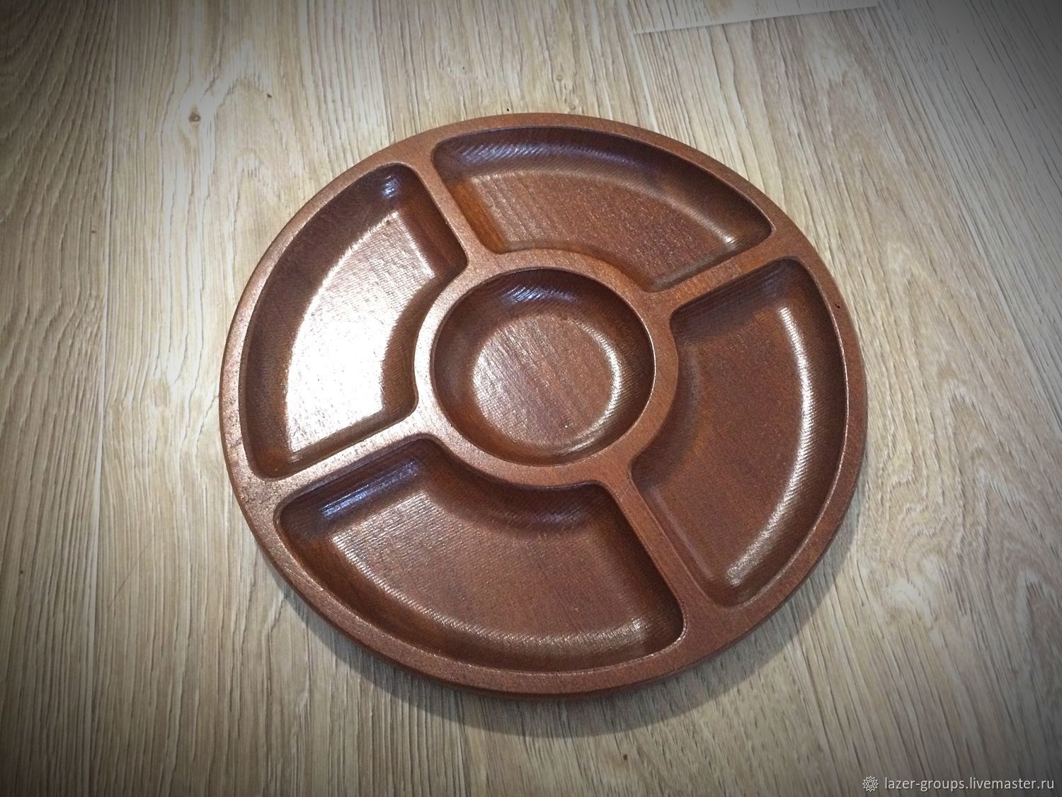 Тарелка менажница (под вино и закуски) – купить онлайн на Ярмарке ...