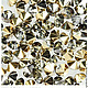 Насыпка для браслетов МЕШ 1,8мм кристаллы  Gold, Кристаллы, Прага,  Фото №1