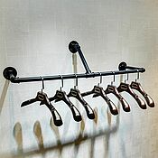 Для дома и интерьера handmade. Livemaster - original item Hanger45 - Wall rail for clothes with a stop. Handmade.
