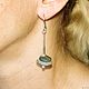 Earrings 'Garden of stones 2.0'. Silver, pebble,amethyst,Topaz. Earrings. BuffSilverArt (buffsilverart). My Livemaster. Фото №4