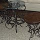 Forged Poof. Ottomans. Artistic forging Nemkova. My Livemaster. Фото №5