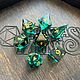 Дайсы, кубики ручной работы для DnD (Dungeons and Dragons) Elven Gem, Фишки и кости, Барнаул,  Фото №1
