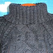 Одежда handmade. Livemaster - original item Dress knitted with large braids.. Handmade.