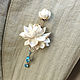 Lotus. Mammoth ivory. Brooches. AleksRossi. Online shopping on My Livemaster.  Фото №2