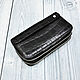 Men's clutch, made of genuine crocodile leather, in black. Clutches. SHOES&BAGS. Online shopping on My Livemaster.  Фото №2