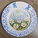 Order Daisies and butterflies (porcelain plate). artist Olga Yakimets (Yakimets). Livemaster. . Plates Фото №3